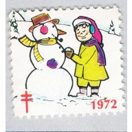 Canada  MLH Cinderella Child with Snowman 1972 (BP85930)