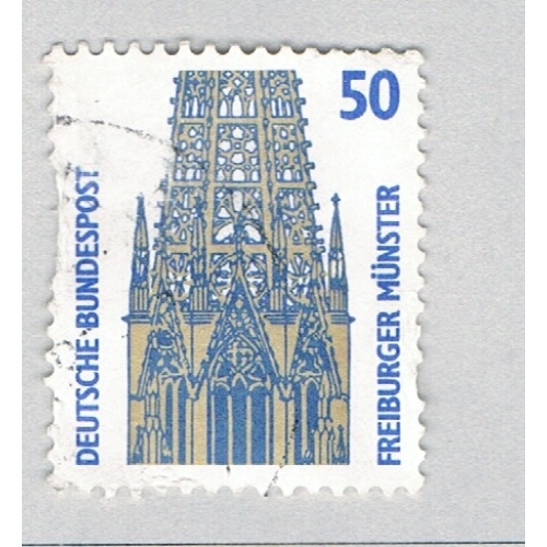 Germany 1524 Used Tower of Freiburg Cathedral 1987 (BP85935)