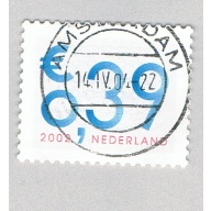 Netherlands 1134 Used Number 39 2002 (BP85939)