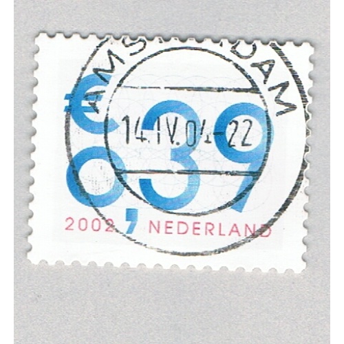 Netherlands 1134 Used Number 39 2002 (BP85939)