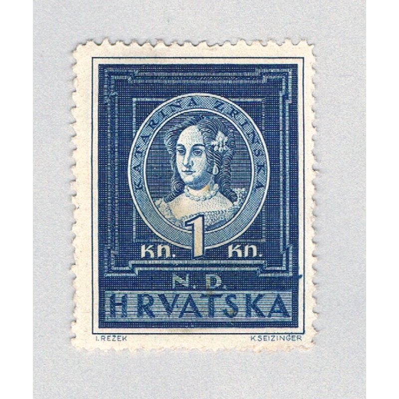 Croatia 56 Used Cathrine Zrinski 2 1943 (BP86112)