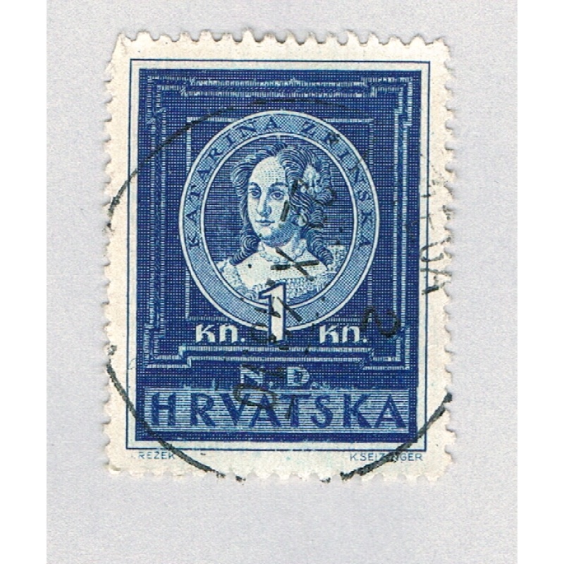 Croatia 56 Used Cathrine Zrinski 1943 (BP86113)