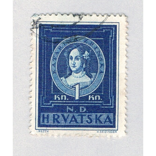 Croatia 56 Used Cathrine Zrinski 1 1943 (BP86114)