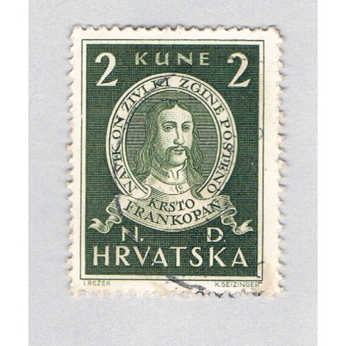 Croatia 57 Used Fran Frankopan 1943 (BP86115)