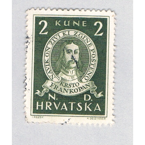 Croatia 57 Used Fran Frankopan 2 1943 (BP86120)