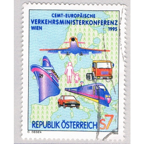 Austria 1678 Used Conference of European Ministers of Transport 1995 CV 1.25 (BP86320)