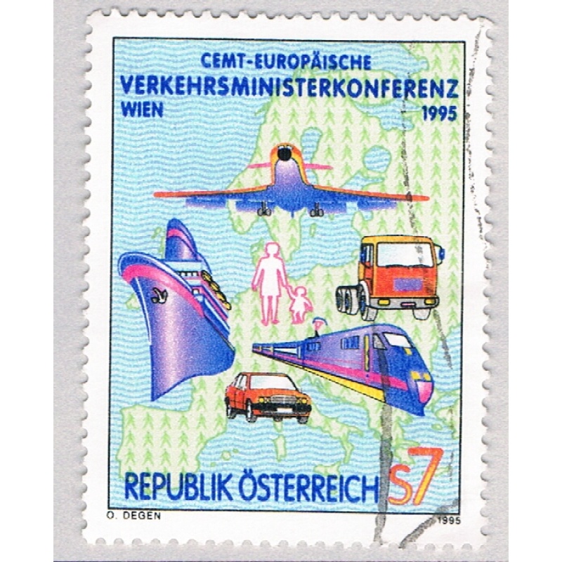 Austria 1678 Used Conference of European Ministers of Transport 1995 CV 1.25 (BP86320)