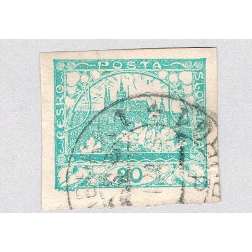 Czechoslovakia 4 Used Hradcany 1918 (BP86418)