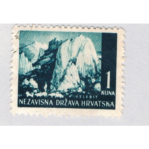 Croatia 33 Used Velebit Mountains 2 1941 (BP86513)
