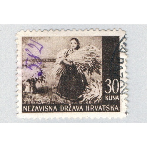 Croatia 46 Used Wheat 1941 (BP86606)