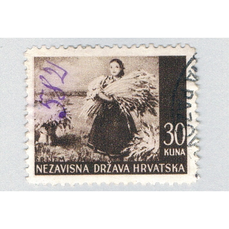 Croatia 46 Used Wheat 1941 (BP86606)