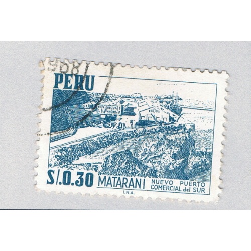 Peru 484 Used Harbor of Matarani 1962 (BP86721)