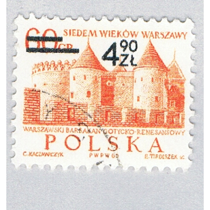 Poland 1926 Used Gothic-Renaissance castle 1972 (BP87003)