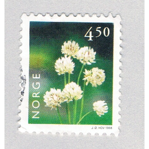 Norway 1184 Used White Clover 1998 (BP87012)