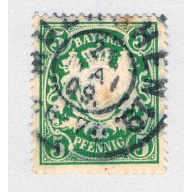Bavaria 62 Used Coat of arms 1 1888 (BP87110)
