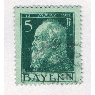 Bavaria 96 Used King Ludwig III 1 1916 CV 2.00 (BP87128)