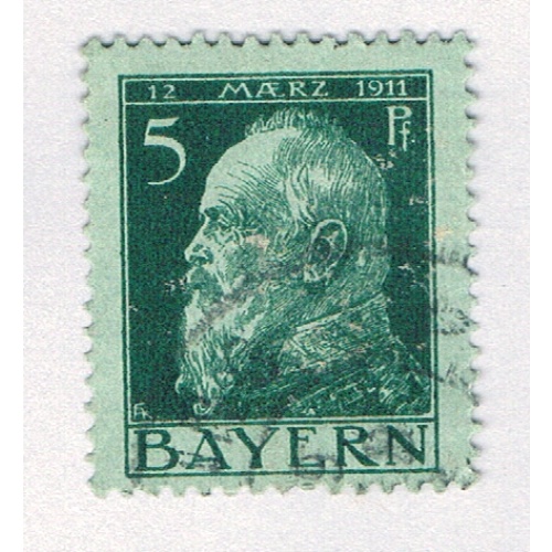 Bavaria 96 Used King Ludwig III 1 1916 CV 2.00 (BP87128)