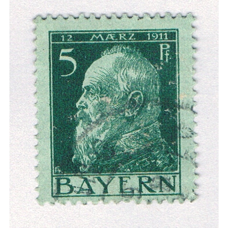 Bavaria 96 Used King Ludwig III 1 1916 CV 2.00 (BP87128)