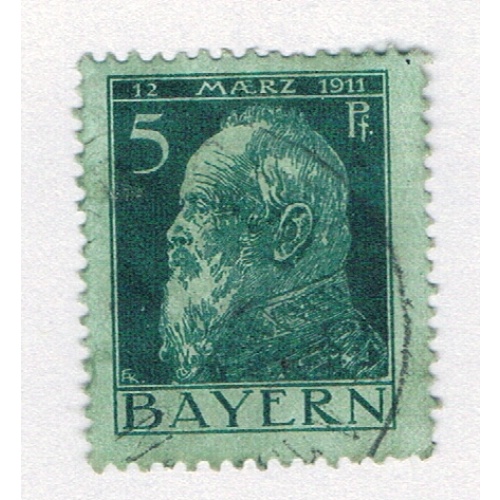 Bavaria 96 Used King Ludwig III 2 1916 CV 2.00 (BP87129)