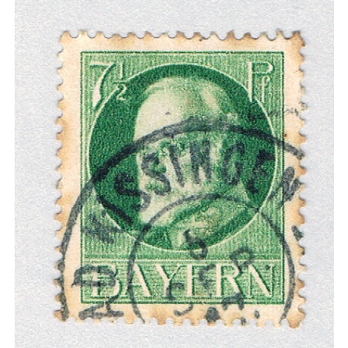 Bavaria 97 Used King Ludwig III 1 1920 CV 2.00 (BP87131)