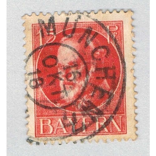 Bavaria 100 Used King Ludwig III 2 1914 CV 1.00 (BP87134)
