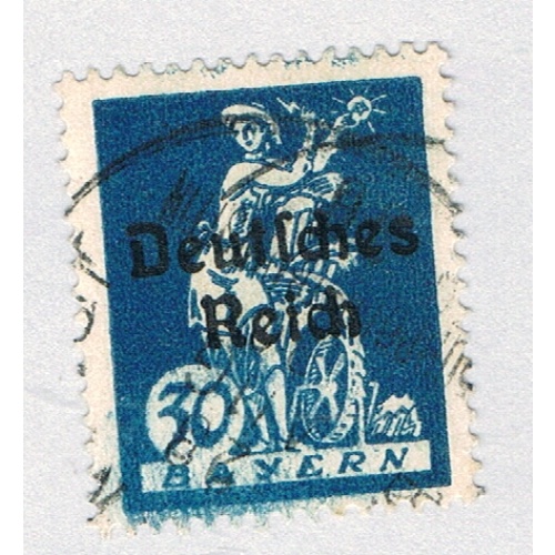 Bavaria 260 Used Stamps of Bavaria overprinted 2 1920 CV 1.60 (BP87138)