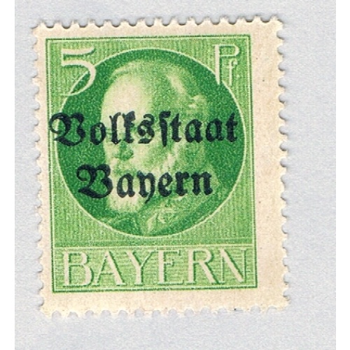 Bavaria 137 MLH Volksstaat on Ludwig III 1 1919 CV 2.00 (BP87140)