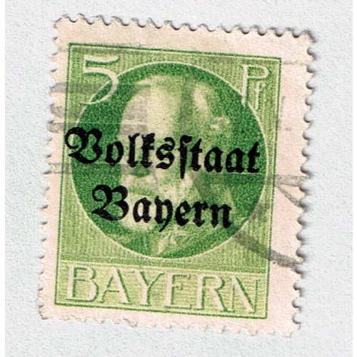 Bavaria 137 Used King Ludwig III 1919 CV 2.00 (BP87301)