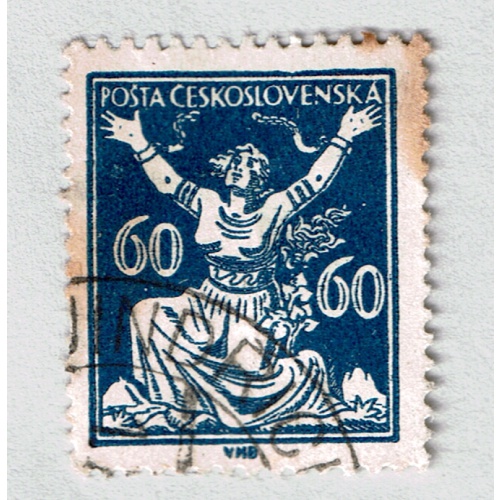 Czechoslovakia 73 Used Breaking Chains to Freedom 1920 (BP87316)