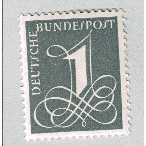 Germany 737 Unused Numeral 1 1955 (BP87333)