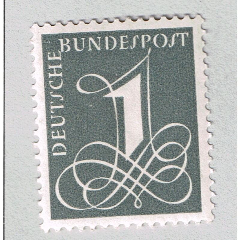 Germany 737 Unused Numeral 1 1955 (BP87333)