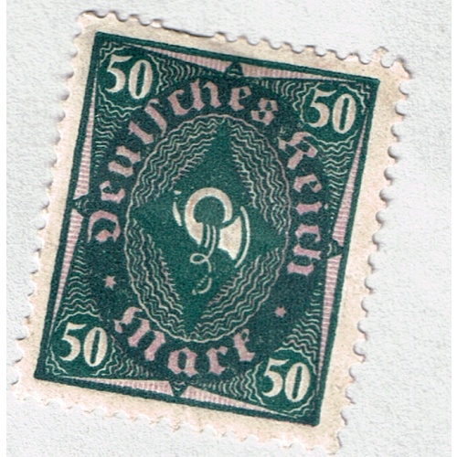 Germany 184 Unused Post Horn 50pf 1922 CV 1.50 (BP87334)