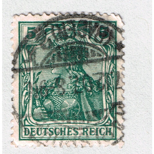 Germany 67 Used Germania 5pf 1902 CV 1.00 (BP87339)
