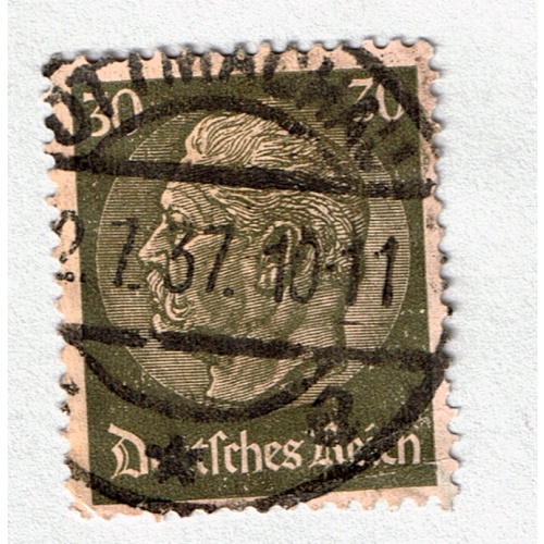Germany 426 Used Von Hindenberg 30pf 1933 (BP87341)