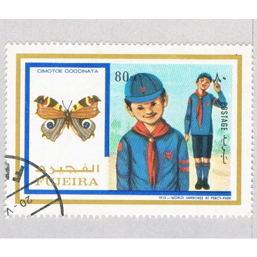 Fujeira  Used Butterfly and Scouts 1972 (BP87803)