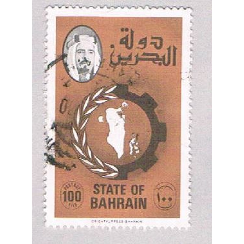 Bahrain 232 Used Map 1976 CV 1.00 (BP5437)