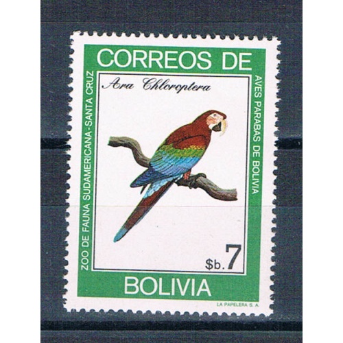Bolivia 662 Unused Parrot 1981 CV 1.40 (HV0302)+