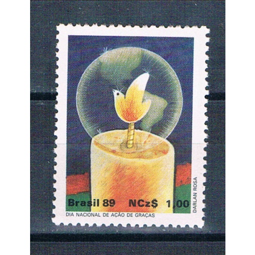 Brazil 2217 Unused Candle 1989 (HV0281)+