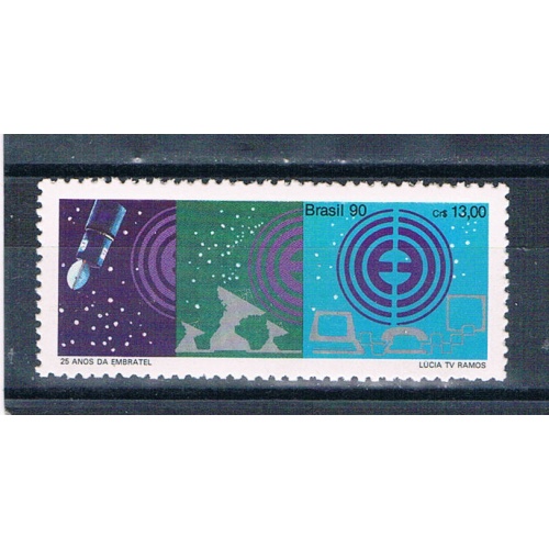 Brazil 2281 Unused Embratel 1990 (HV0308)+