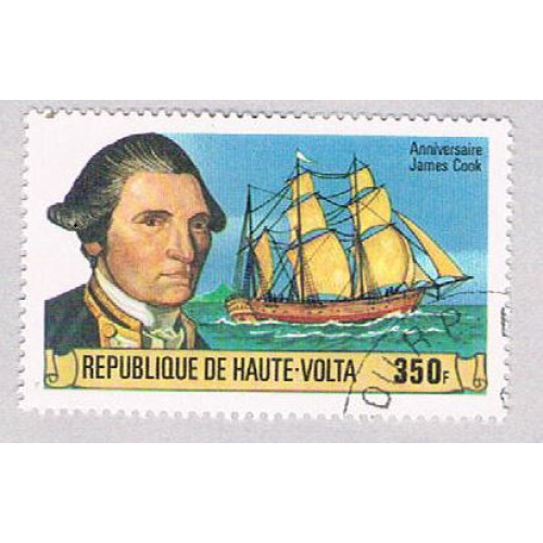 Burkina Faso 477 Used Capt Cook and Resolution 1 1978 CV 1.00 (BP45417)