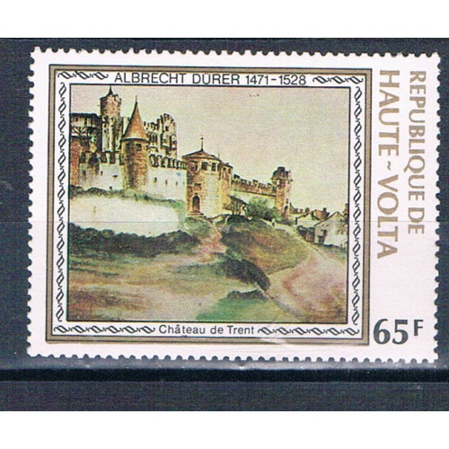 Burkina Faso 481 Unused Trent Castle Painting 1978 (HV0300)+