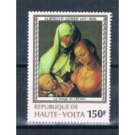 Burkina Faso 482 Unused Virgin and Child 1978 CV 1.40 (HV0305)+