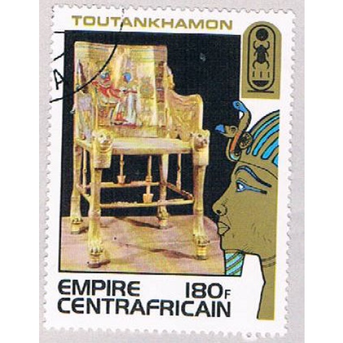 Central Africa 365 Used Gold Throne 1 1975 (BP48201)