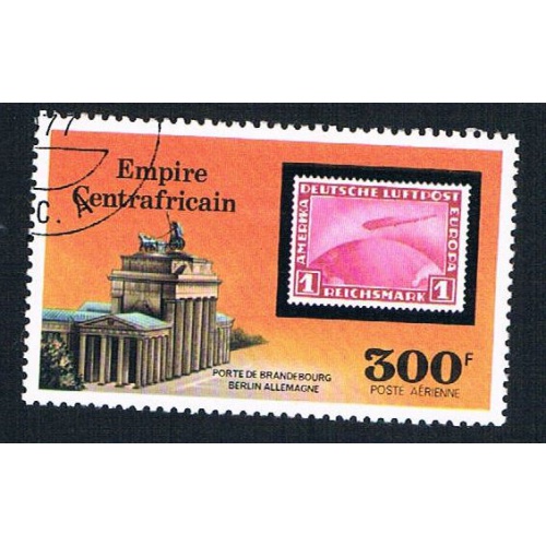 Central Africa C186 Used Stamp on stamp 1977 CV 1.00 (BP4554)