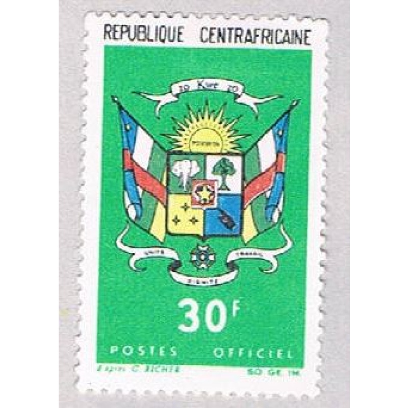 Central Africa O6 MLH Flags 1965 CV 1.10 (BP5136)
