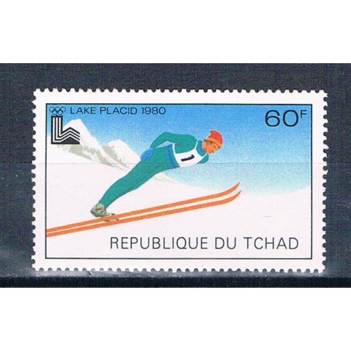 Chad 383 Unused Ski Jump 1979 (HV0327)+