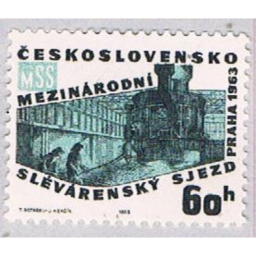 Czechoslovakia 1193 MLH Blast furnace 1963 (BP45627)
