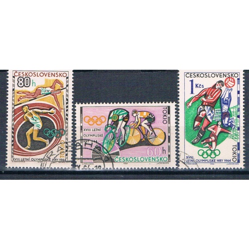 Czechoslovakia 1258-60 Used Sports 1960 (MV0357)