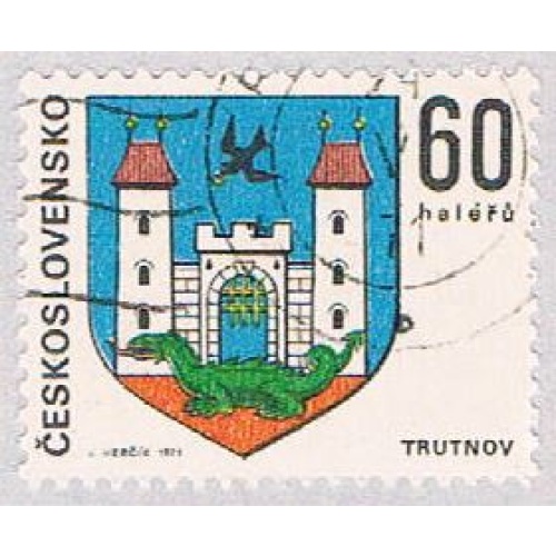 Czechoslovakia 1746 Used Arms Trutnove 1971 (BP39105)