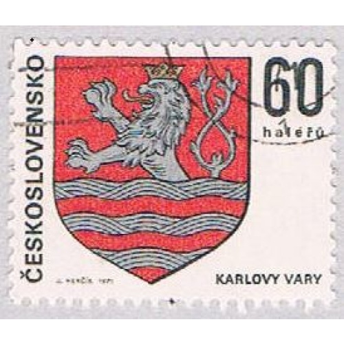 Czechoslovakia 1747 Used Aems Karlovy Vary 1971 (BP39109)